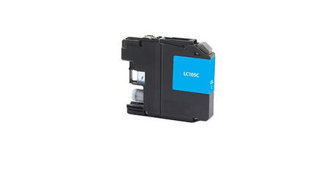 Super High Yield Cyan Ink Cartridge for Brother LC105XXL