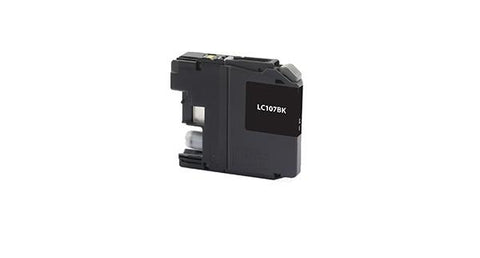 Super High Yield Black Ink Cartridge for Brother LC107