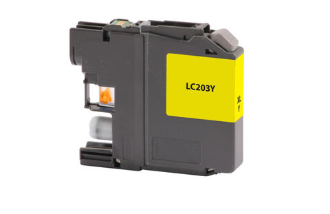 High Yield Yellow Ink Cartridge for Brother LC203