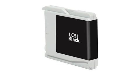 Black Ink Cartridge for Brother LC51