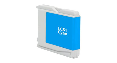 Cyan Ink Cartridge for Brother LC51