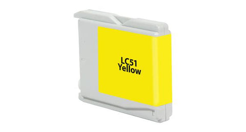 Yellow Ink Cartridge for Brother LC51