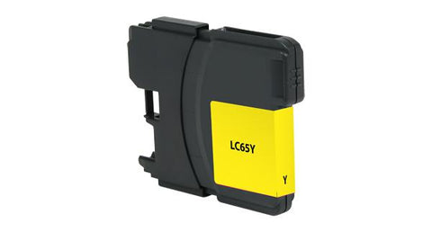 High Yield Yellow Ink Cartridge for Brother LC65