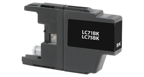 High Yield Black Ink Cartridge for Brother LC71/LC75