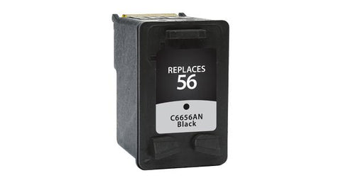 Black Ink Cartridge for HP C6656AN (HP 56)