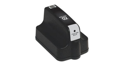 Black Ink Cartridge for HP C8721WN (HP 02)