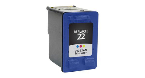 Tri-Color Ink Cartridge for HP C9352AN (HP 22)