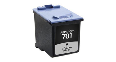 Black Ink Cartridge for HP CCC635A (HP 701)