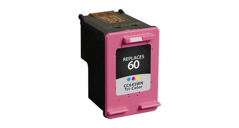 Tri-Color Ink Cartridge for HP CC643WN (HP 60)