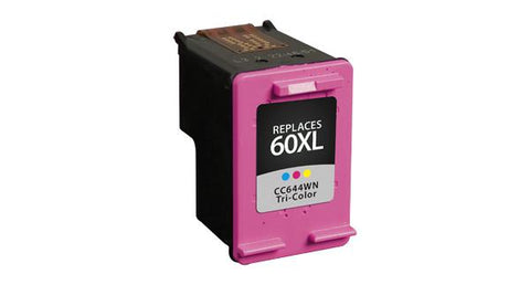 High Yield Tri-Color Ink Cartridge for HP CC644WN (HP 60XL)