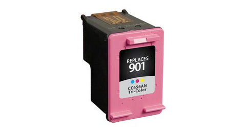 Tri-Color Ink Cartridge for HP CC656AN (HP 901)