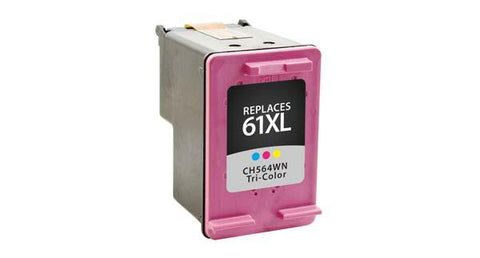 High Yield Tri-Color Ink Cartridge for HP CH564WN (HP 61XL)