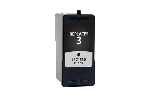 Black Ink Cartridge for Lexmark #3