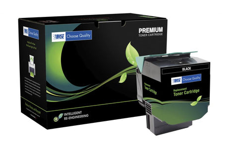 High Yield Black Toner Cartridge for Lexmark CX410/CX510