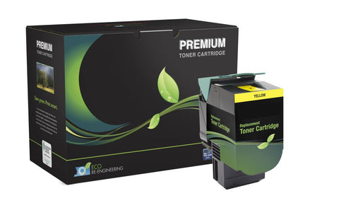 High Yield Yellow Toner Cartridge for Lexmark CX410/CX510